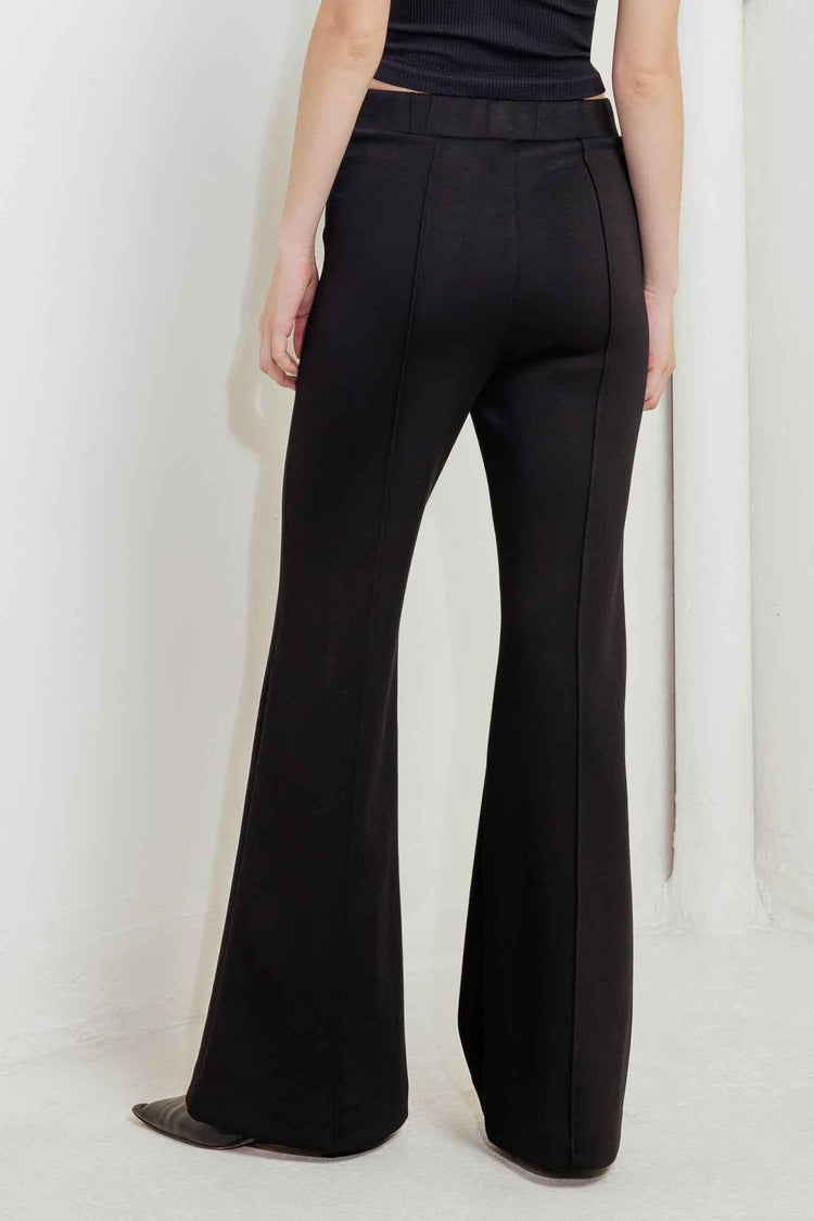 MODERN FLOW BLACK WOVEN PANTS PANTS by Flying Tomato