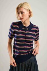 PRETTY IN PARADISE POLO TOP SWEATERS by Flying Tomato