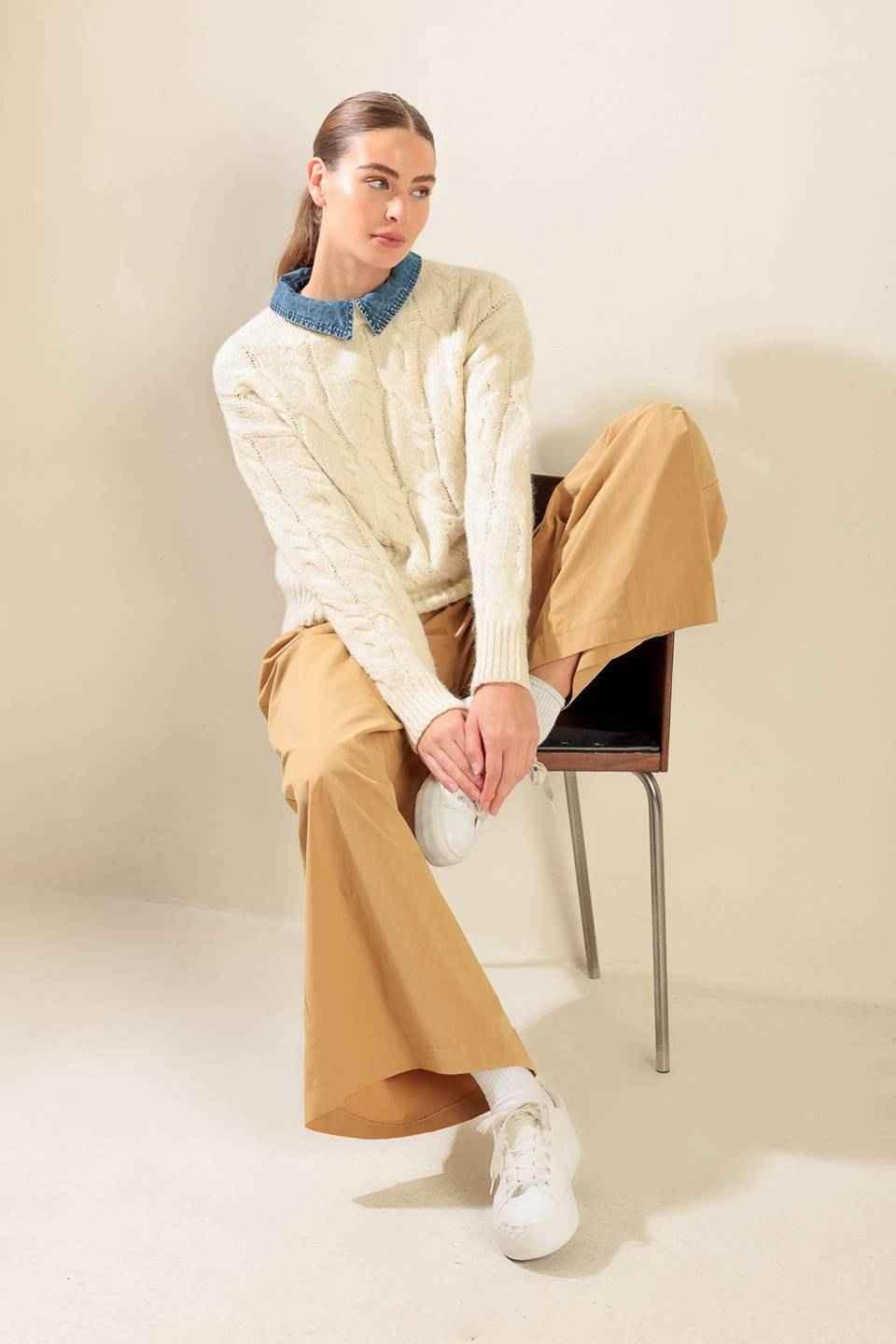 TOTALLY SMITTEN PULLOVER SWEATER TOP SWEATERS by Flying Tomato