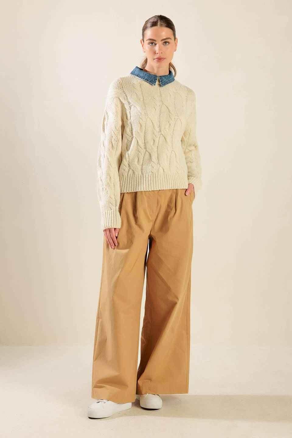 TOTALLY SMITTEN PULLOVER SWEATER TOP SWEATERS by Flying Tomato