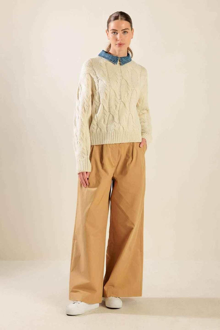 TOTALLY SMITTEN PULLOVER SWEATER TOP SWEATERS by Flying Tomato