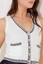 SO IN LOVE SWEATER KNIT VEST SWEATERS by Flying Tomato