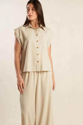 GO WITH GRACE WOVEN SHIRT TOPS by Flying Tomato