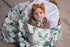 Eucalyptus Embrace Minky Blanket by Growing Sprouts
