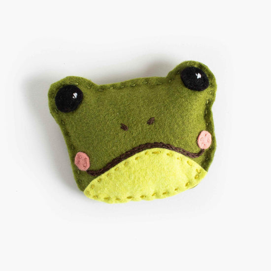 Fran the Optimistic Frog by Heron Hill Stitch Co.