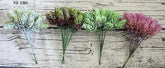 YO CHO Artificial Fake Plant Twigs Succulents Leaves 30 Heads Pineapple Grass Green Plastic Plant DIY Home Garden Wedding Decor by DSERS