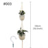 Hanging Plant Handmade Macrame Plant Hanger Flower Pot Planter Hanger Wall Decor Courtyard Garden Hanging Planter Hanging Basket by DSERS
