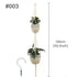 Hanging Plant Handmade Macrame Plant Hanger Flower Pot Planter Hanger Wall Decor Courtyard Garden Hanging Planter Hanging Basket by DSERS