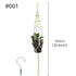 Hanging Plant Handmade Macrame Plant Hanger Flower Pot Planter Hanger Wall Decor Courtyard Garden Hanging Planter Hanging Basket by DSERS