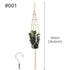 Hanging Plant Handmade Macrame Plant Hanger Flower Pot Planter Hanger Wall Decor Courtyard Garden Hanging Planter Hanging Basket by DSERS