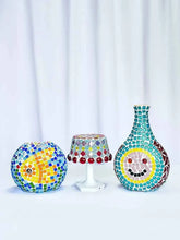 100g/3.52oz(Approx. 18-25pcs) Oblate Bead Glass Mosaic Tiles Colorful Round Mosaic Making Material Multi Diameter DIY Craft Tile by DSERS