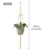 Hanging Plant Handmade Macrame Plant Hanger Flower Pot Planter Hanger Wall Decor Courtyard Garden Hanging Planter Hanging Basket by DSERS