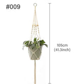 Hanging Plant Handmade Macrame Plant Hanger Flower Pot Planter Hanger Wall Decor Courtyard Garden Hanging Planter Hanging Basket by DSERS