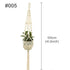 Hanging Plant Handmade Macrame Plant Hanger Flower Pot Planter Hanger Wall Decor Courtyard Garden Hanging Planter Hanging Basket by DSERS