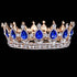 Luxury Retro Gold Color Pink Crystal Round Bridal Crown Classic Baroque Rhinestone Diadem Tiaras Women Wedding Hair Accessories Tiaras by DSERS