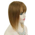 Doreen 13*13cm 8" 12" 16" Topper Human Hair Bangs Real Remy Human Hair Toppers for Women With Thin Hair Silk Base with Hair Weft Hair Accessories by Zopi / AliExpress