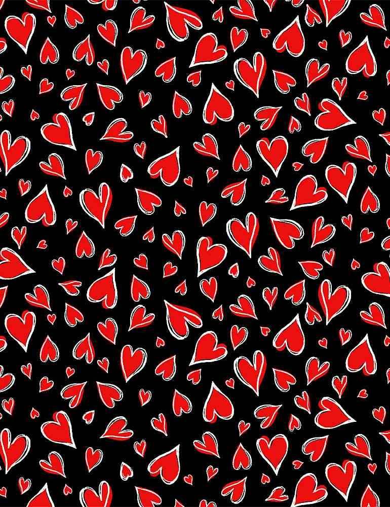 Hearts Collared Dress Dresses by Retrolicious
