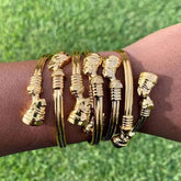 Nefertiti Adjustable Couple Bangles - HipHop Style Jewelry & Accessories by Zopi / AliExpress