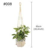 Hanging Plant Handmade Macrame Plant Hanger Flower Pot Planter Hanger Wall Decor Courtyard Garden Hanging Planter Hanging Basket by DSERS