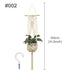Hanging Plant Handmade Macrame Plant Hanger Flower Pot Planter Hanger Wall Decor Courtyard Garden Hanging Planter Hanging Basket by DSERS