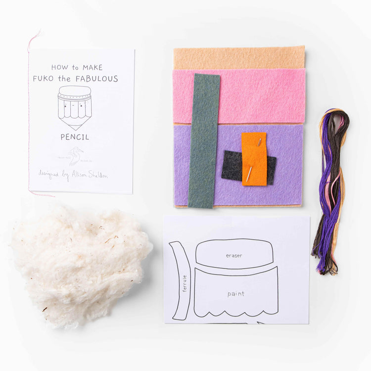 Fuko the Fabulous Pencil by Heron Hill Stitch Co.