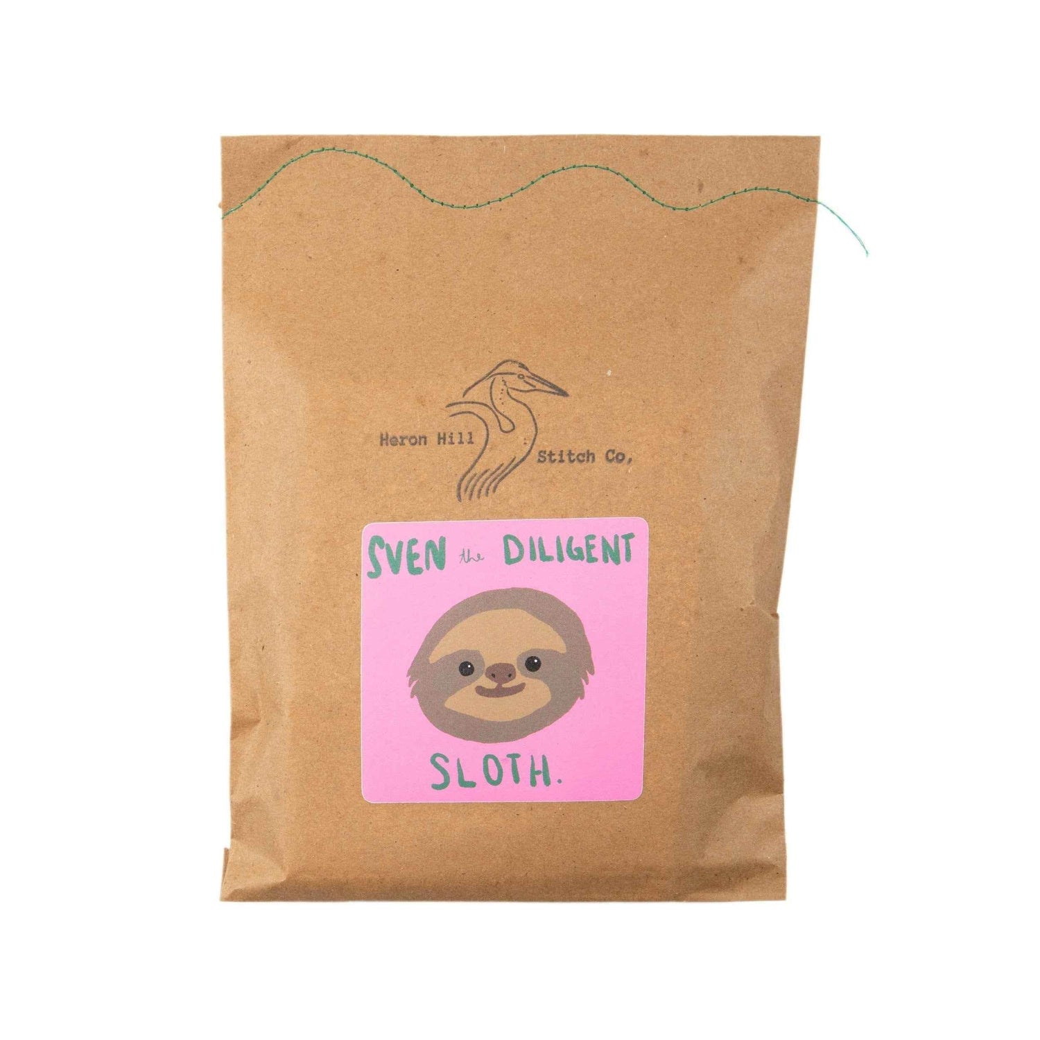 Sven the Diligent Sloth by Heron Hill Stitch Co.