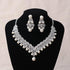 Magnificent Pearl Wedding Bridal Jewelry Sets Women Bride Wedding Party Jewelry Accessories Crystal Tiara Crown Earring Necklace Tiaras by DSERS