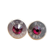 Head Stamp Stud Earrings Earrings by Sarahs Jewelry Designs