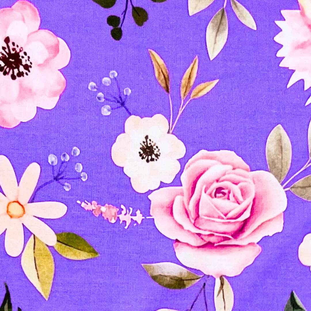 Ruffle Dress Short Sleeve Lavender Rose by Khlobe