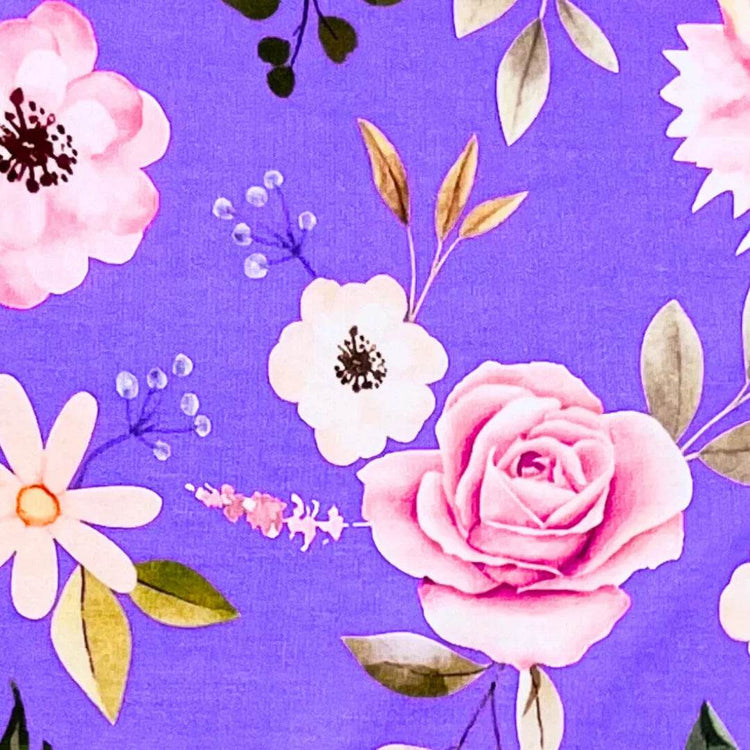 Ruffle Dress Short Sleeve Lavender Rose by Khlobe