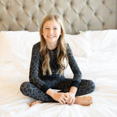 Two Piece Pajama Set Stealth Leopard by Khlobe