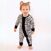 Convertible Ruffle Zippy Snow Leopard by Khlobe