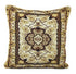 DaDa Bedding Elegant Golden Persian Style Rug Floral Tapestry Throw Pillow Covers 16" x 16" Throw Pillow Covers by DaDalogy Bedding Collection