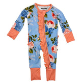 Convertible Ruffle Zippy Azul Rose by Khlobe