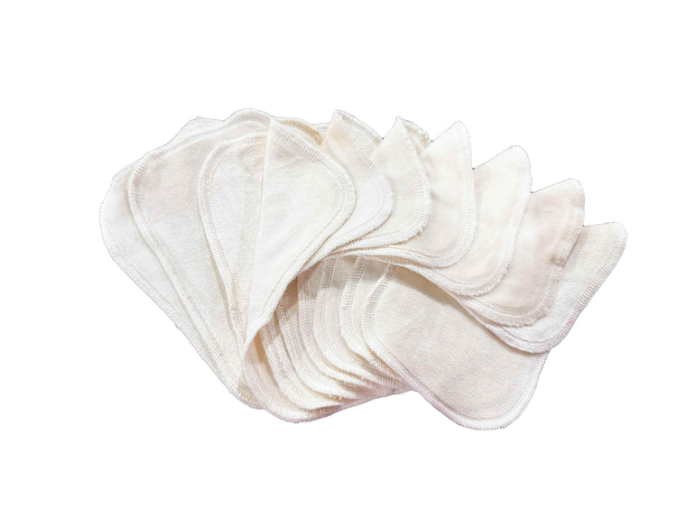 Organic Bamboo Velour Wipes - 10-pack Organic Bamboo Velour Wipes by Blueberry & Me
