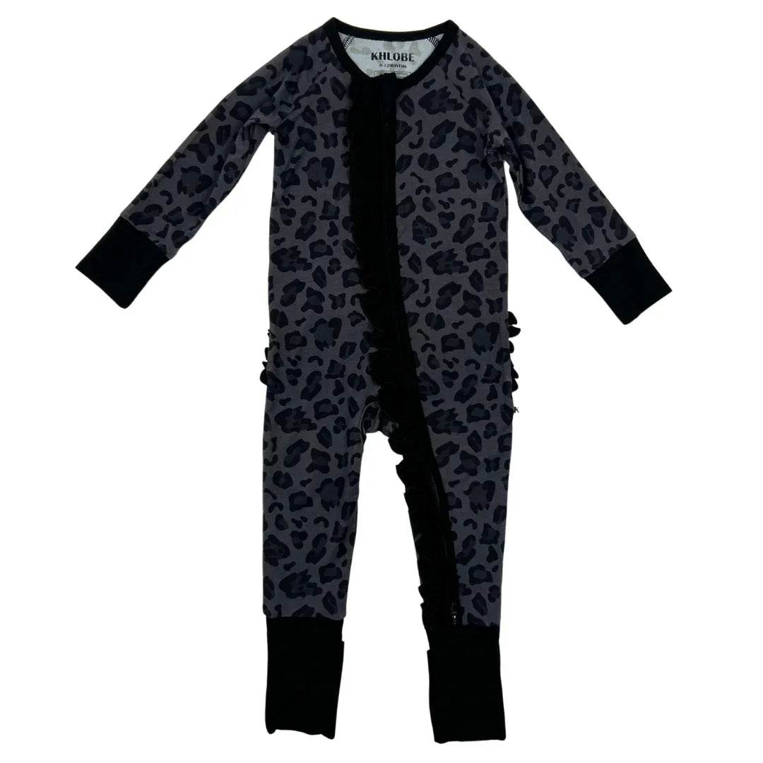 Convertible Ruffle Zippy Stealth Leopard by Khlobe