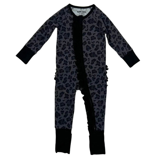 Convertible Ruffle Zippy Stealth Leopard by Khlobe