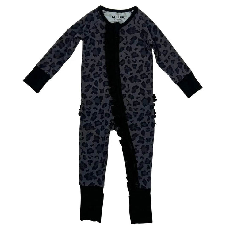 Convertible Ruffle Zippy Stealth Leopard by Khlobe