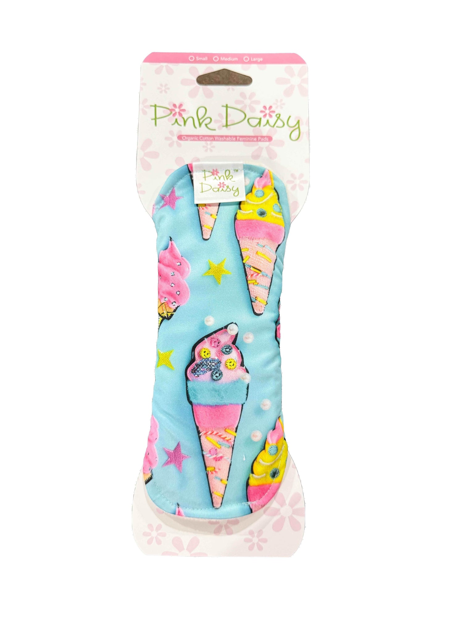 Pink Daisy Organic Cotton Feminine Pads Organic Cotton Feminine Pads by Blueberry & Me