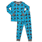 Two Piece Pajama Set Sky Moto by Khlobe