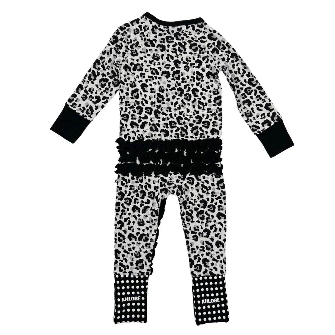 Convertible Ruffle Zippy Snow Leopard by Khlobe