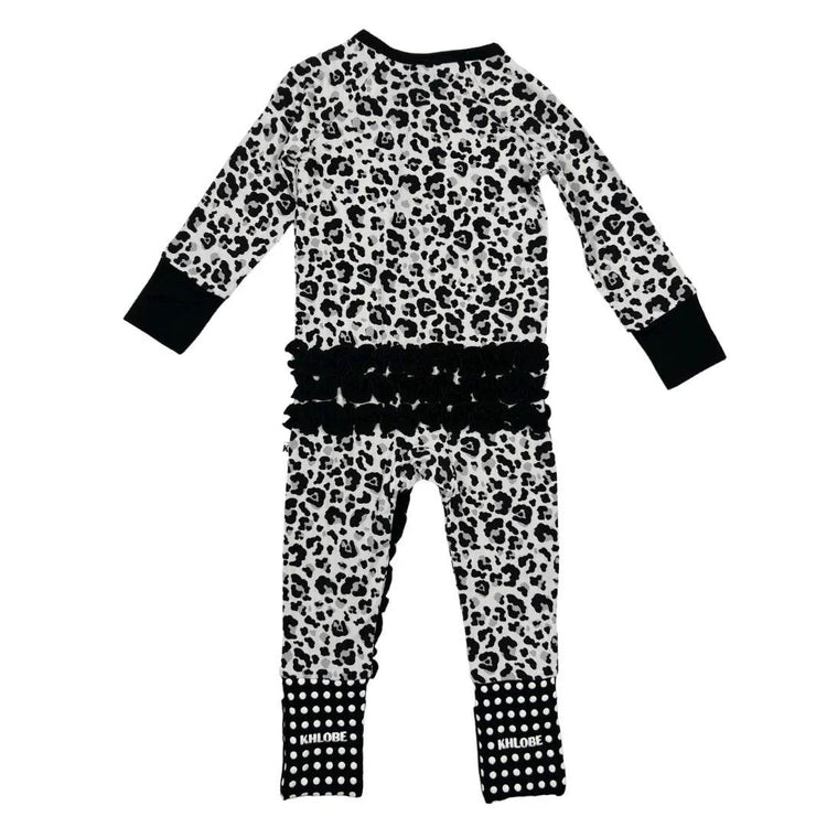 Convertible Ruffle Zippy Snow Leopard by Khlobe