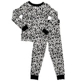 Two Piece Pajama Set Snow Leopard by Khlobe