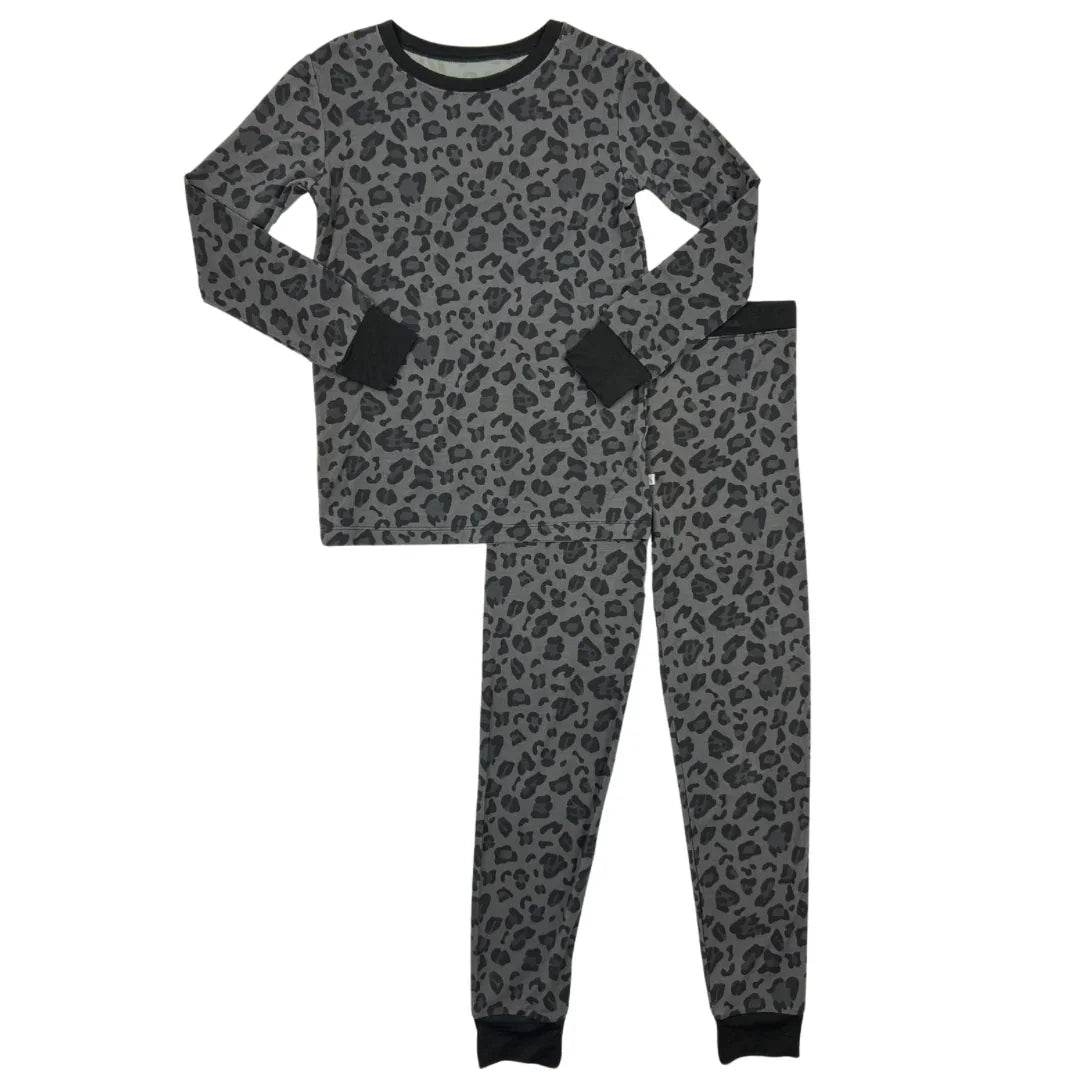 Two Piece Pajama Set Stealth Leopard by Khlobe