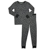 Two Piece Pajama Set Stealth Leopard by Khlobe