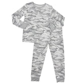 Two Piece Pajama Set Snow Camo by Khlobe