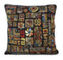 DaDa Bedding Ethnic Ornaments Geometric Black Tapestry Throw Pillow Covers 16" (18118) Throw Pillow Covers by DaDalogy Bedding Collection