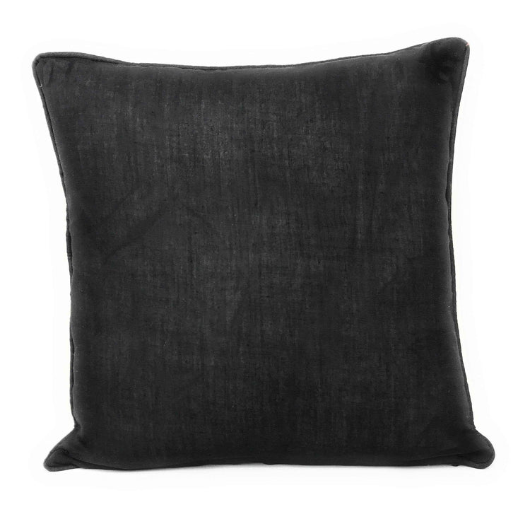 DaDa Bedding Ethnic Ornaments Geometric Black Tapestry Throw Pillow Covers 16" (18118) Throw Pillow Covers by DaDalogy Bedding Collection