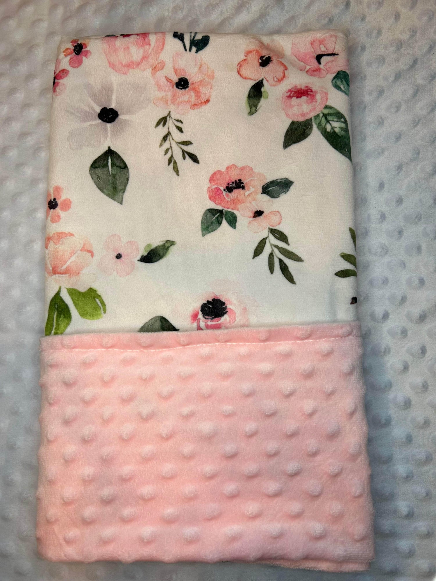 Flowers Forever Minky Blanket by Growing Sprouts