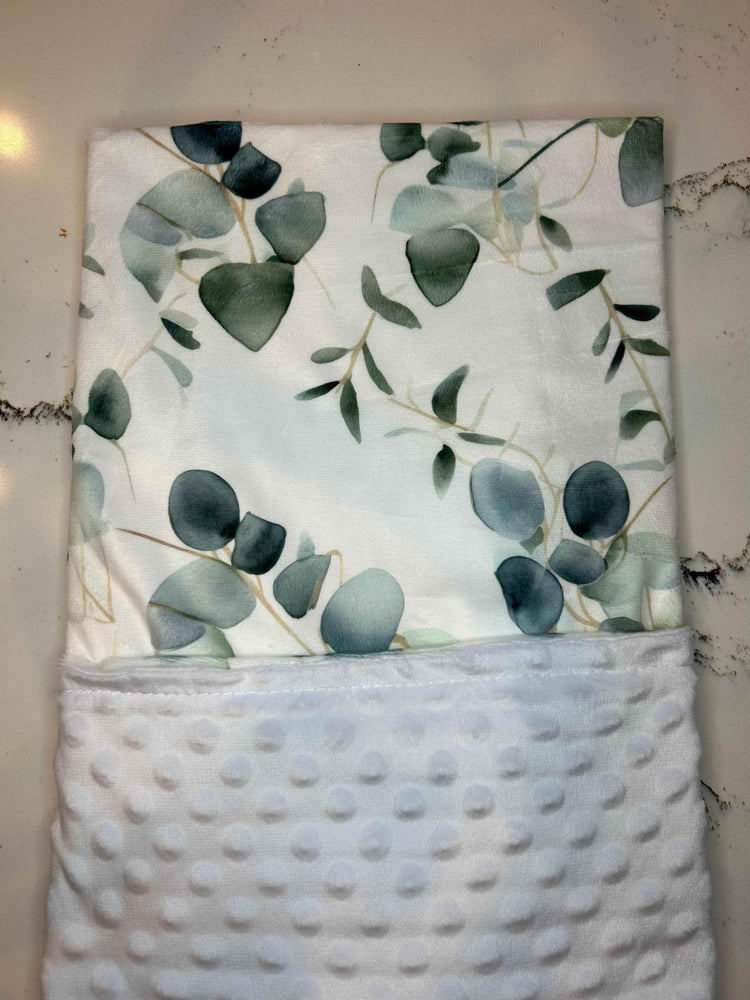 Eucalyptus Embrace Minky Blanket by Growing Sprouts